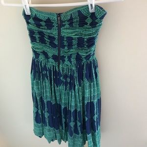 Tribal Patterned Balloon Cocktail Dress